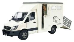 Bruder MB Sprinter Horse Transporter With Horse Toy