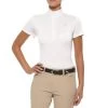 Ariat Ladies Aptos Show Top White -Equestrian Sales Store 10008992 front min