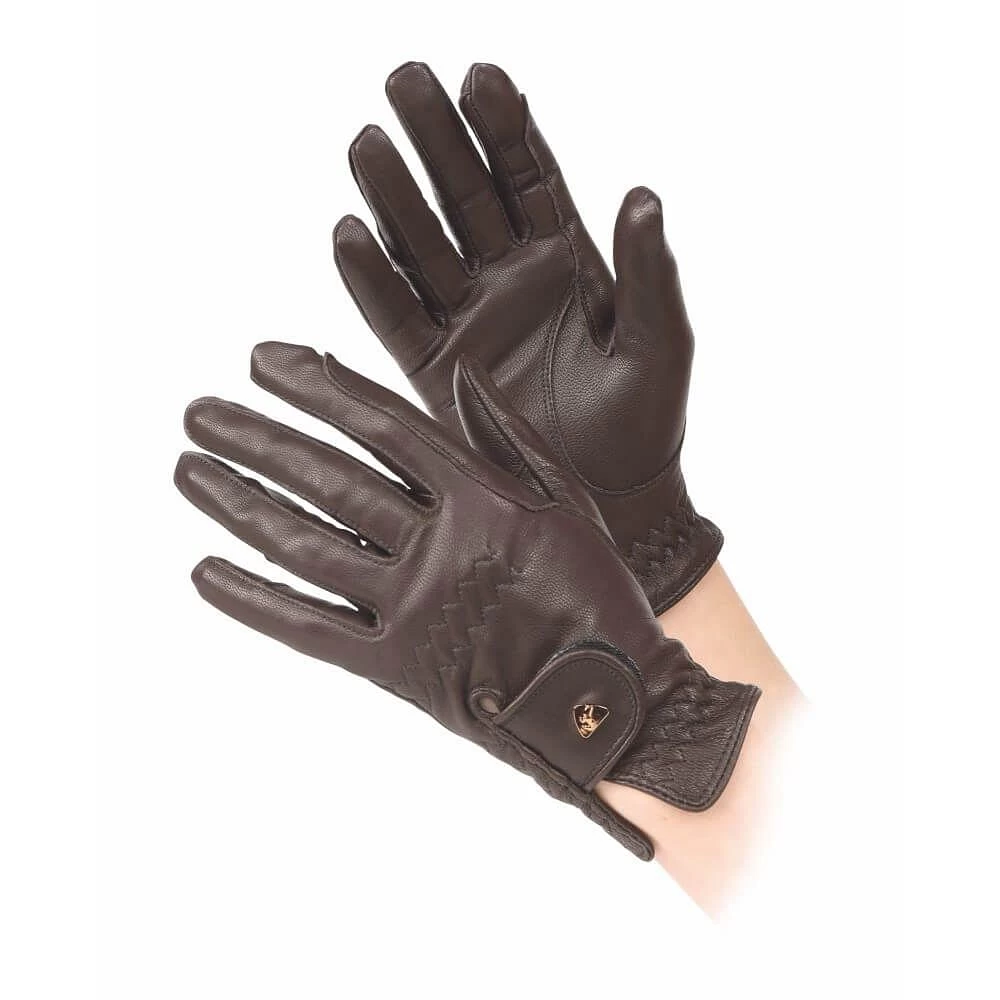 Shires Childrens Aubrion Leather Riding Gloves 4 Shires Childrens Aubrion Leather Riding Gloves - Image 2