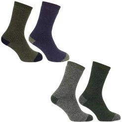 Hoggs Of Fife Mens Country Short Socks 2 Pack