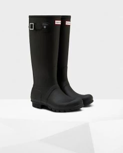 Hunter Womens Original Tall Wellington Boots Black