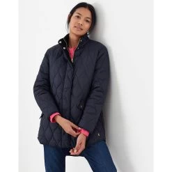 Joules Ladies Rosedale Mid Length Quilted Coat