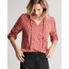 Joules Ladies Frances Printed Ladder Insert Blouse 2 Joules Ladies Frances Printed Ladder Insert Blouse -Equestrian Sales Store 219820 orangeleop d