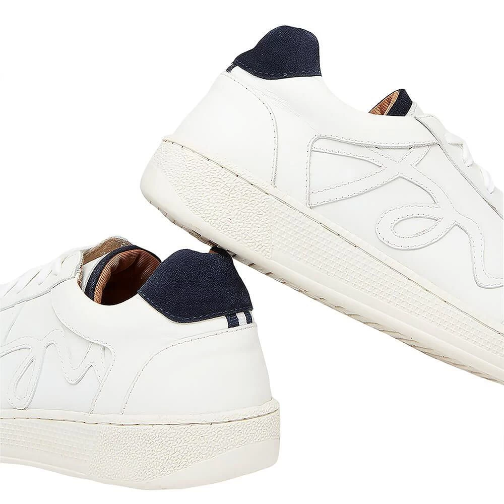 Joules Womens Tori Leather Trainers 5 Joules Womens Tori Leather Trainers - Image 3