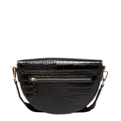 Joules Clara Half Moon PU Bag -Equestrian Sales Store 222396 black g clp