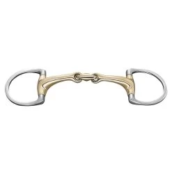 Sprenger Sensogan Dynamic RS D-Shaped Ring Double Jointed Eggbut Snaffle Bit