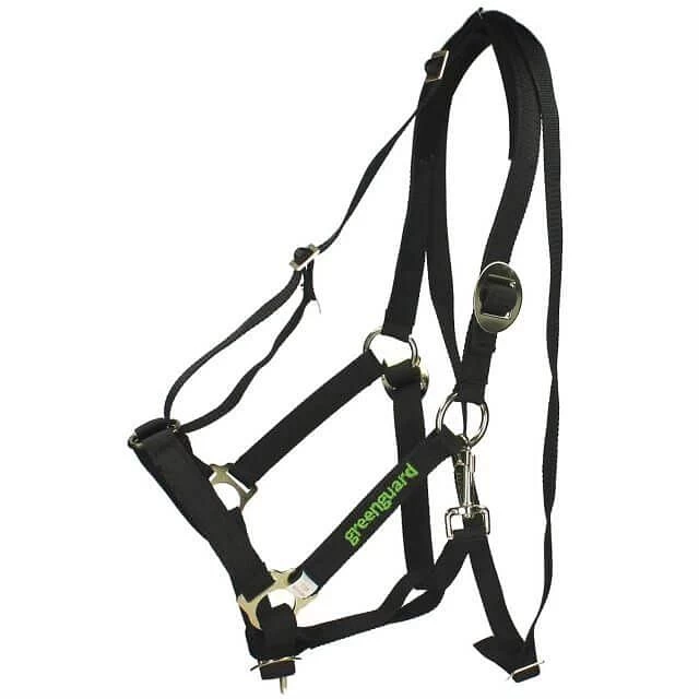 Shires Greenguard Headcollar Black 4 Shires Greenguard Headcollar Black - Image 2