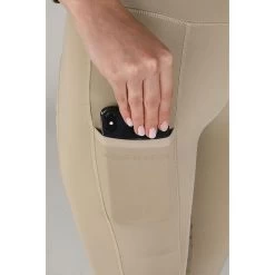 Shires Womens Aubrion Hudson Riding Tights -Equestrian Sales Store 8112 beige 3