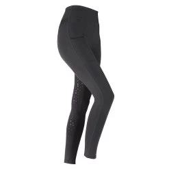 Shires Womens Aubrion Hudson Riding Tights -Equestrian Sales Store 8112 black