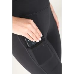 Shires Womens Aubrion Hudson Riding Tights -Equestrian Sales Store 8112 black 3