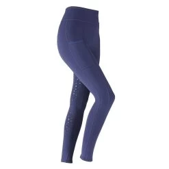 Shires Womens Aubrion Hudson Riding Tights -Equestrian Sales Store 8112 navy