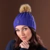 Shires Aubrion Team Bobble Hat -Equestrian Sales Store 8676 blue 11