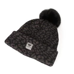 Shires Aubrion Fleece Lined Bobble Hat -Equestrian Sales Store 8985 black 1