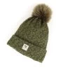 Shires Aubrion Fleece Lined Bobble Hat -Equestrian Sales Store 8985 green