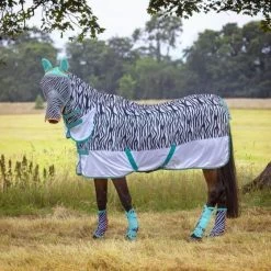 Shires Tempest Original Zeb-Tek Combo Fly Rug Zebra Print