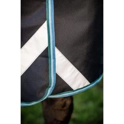 Horseware Amigo Bravo 12 Plus Turnout Rug Bundle Navy/Turquoise, Aqua & Blue -Equestrian Sales Store aart82 bedc amigo bravo 12 turnout lite 100g disc 10