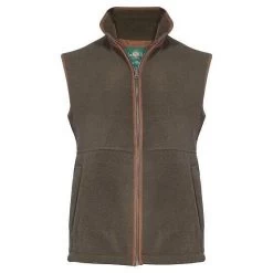 Alan Paine Mens Aylsham Fleece Waistcoat -Equestrian Sales Store alan paine aylsham men s waistcoat in green 1
