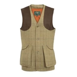 Alan Paine Mens Combrook Tweed Shooting Waistcoat