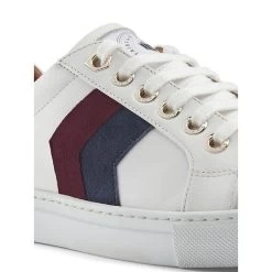 Fairfax & Favor Womens Alexandra Leather Trainers Stockist Exclusive Plum/Ink 14 Fairfax & Favor Womens Alexandra Leather Trainers Stockist Exclusive Plum/Ink -Equestrian Sales Store alexandra plumink side close