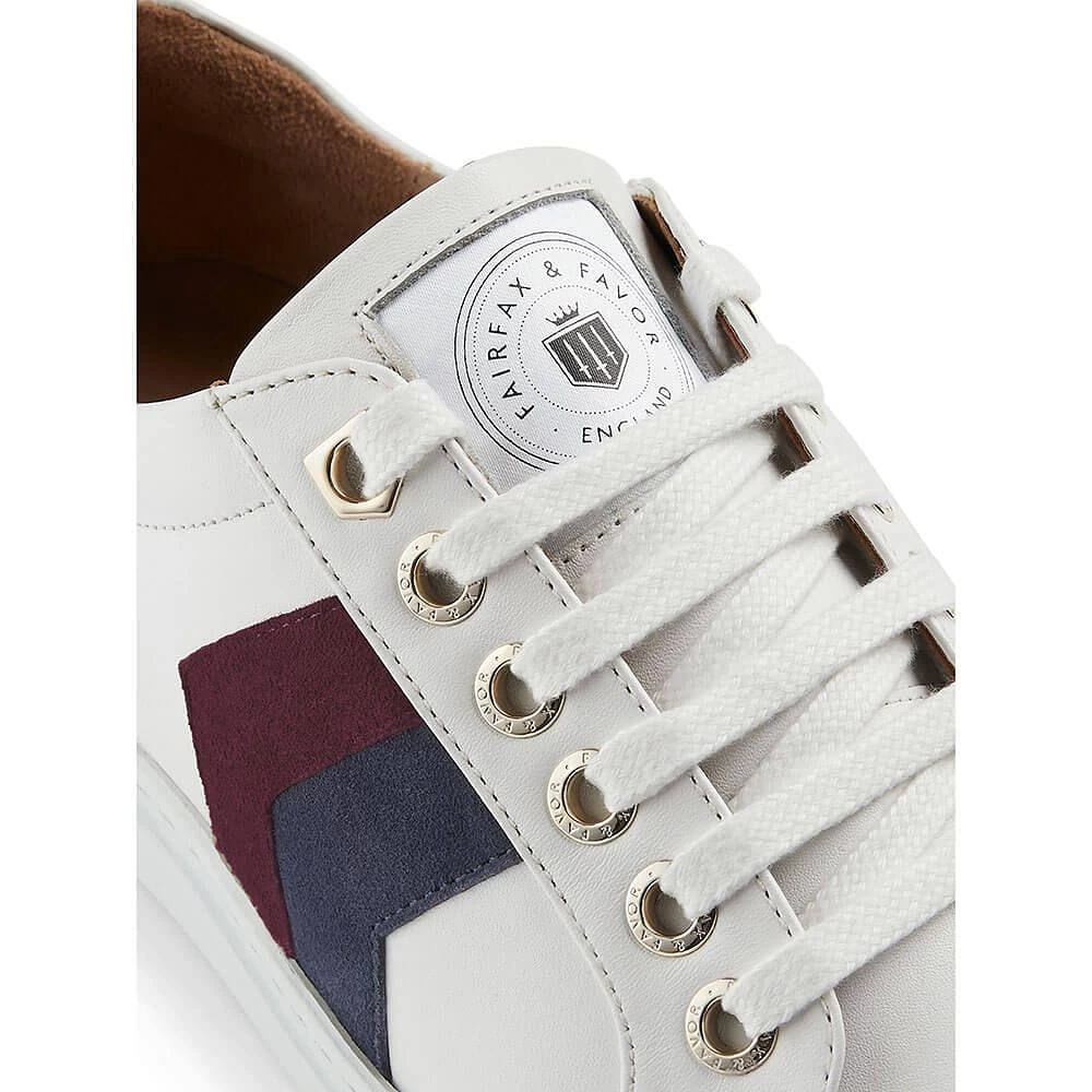 Fairfax & Favor Womens Alexandra Leather Trainers Stockist Exclusive Plum/Ink 9 Fairfax & Favor Womens Alexandra Leather Trainers Stockist Exclusive Plum/Ink - Image 7