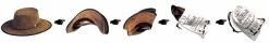 Barmah Leather Hat Bronco Brown -Equestrian Sales Store barmah folding hat