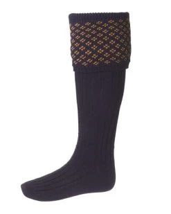 House Of Cheviot Boughton Navy Socks