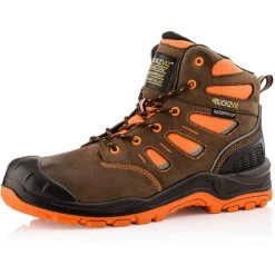 Buckler High Visibility Waterproof Safety Lace Boot BVIZ2ORBR