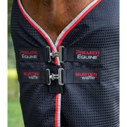Premier Equine Buster Waffle Cooler Rug -Equestrian Sales Store buster waffle cooler black 2
