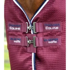 Premier Equine Buster Waffle Cooler Rug -Equestrian Sales Store buster waffle cooler burgundy 2