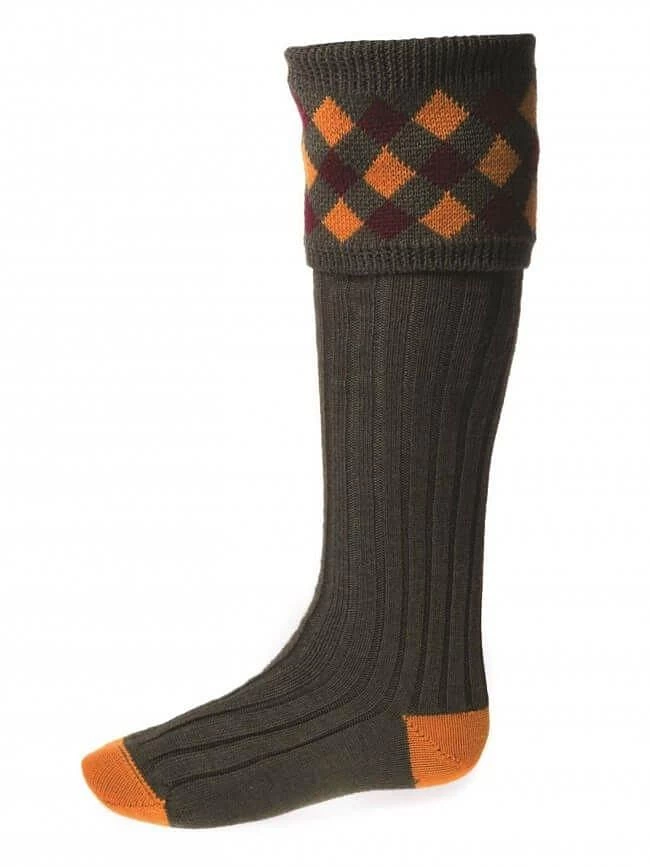 House Of Cheviot Mens Chequers Socks 5 House Of Cheviot Mens Chequers Socks - Image 3