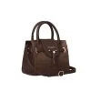 Fairfax & Favor Mini Windsor Handbag -Equestrian Sales Store choc mini windsor angle strap 2048x 1