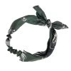 Clare Haggas Turf War Monochrome Silk Headband 1 Clare Haggas Turf War Monochrome Silk Headband -Equestrian Sales Store clare haggas turf war monochrome headband khaki 1