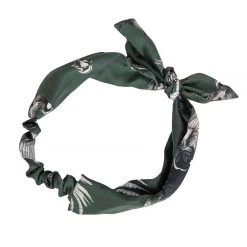 Clare Haggas Turf War Monochrome Silk Headband