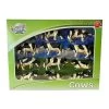 Kids Globe Toy Cows Black/White 12 Pack -Equestrian Sales Store cows