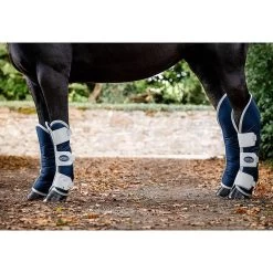 Horseware Amigo Ripstop Travel Boots Navy/Silver -Equestrian Sales Store dbrt00 bi00 amigo travel boots 3