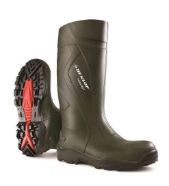 Dunlop Purofort Plus Non Safety Wellingtons Green