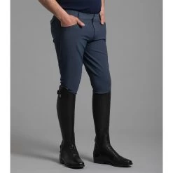 Premier Equine Mens Emilio Gel Knee Breeches -Equestrian Sales Store emilio mens breeches navy 2