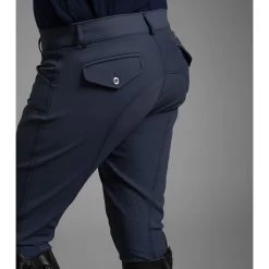 Premier Equine Mens Emilio Gel Knee Breeches -Equestrian Sales Store emilio mens breeches navy 3