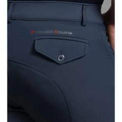 Premier Equine Mens Emilio Gel Knee Breeches -Equestrian Sales Store emilio mens breeches navy 4