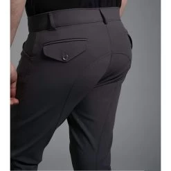 Premier Equine Mens Emilio Gel Knee Breeches -Equestrian Sales Store emilio mens gel knee breeches anthracite 3