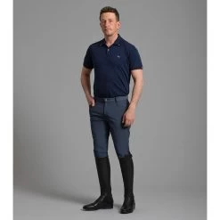 Premier Equine Mens Emilio Gel Knee Breeches -Equestrian Sales Store emilio mens gel knee riding breeches navy navy