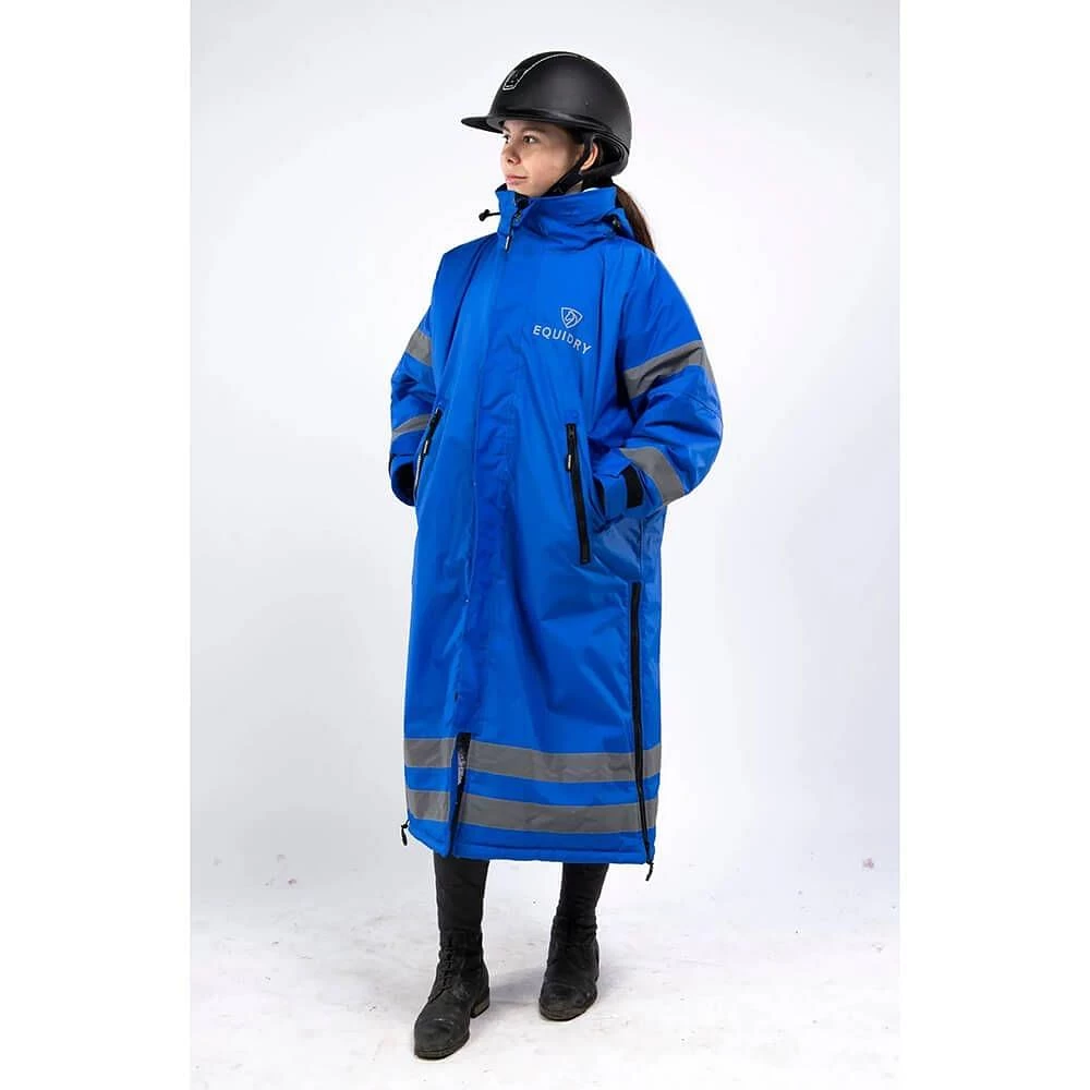 Equidry Kids Pro Ride Reflective Waterproof Riding Jacket With Stowaway Hood 4 Equidry Kids Pro Ride Reflective Waterproof Riding Jacket With Stowaway Hood - Image 2