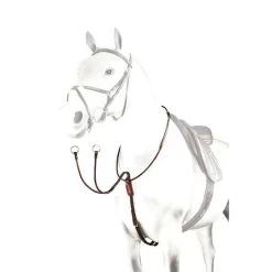 Equipe Patent Rolled Leather Running Martingale