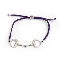 Hiho Silver Sterling Silver Snaffle Friendship Bracelet -Equestrian Sales Store exclusive sterling silver snaffle friendship bracelet equestrian jewellery 1