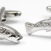 Sax Mens Soprano Salmon Fish Country Cufflinks Silver 2 Sax Mens Soprano Salmon Fish Country Cufflinks Silver -Equestrian Sales Store ga29148