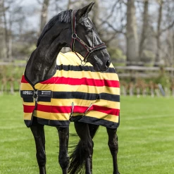 Horseware Rambo Deluxe Fleece Rug Whitney Stripe Gold