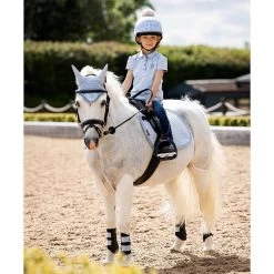 LeMieux Mini Polo Shirt Mist -Equestrian Sales Store it03036 lifestyle minipoloshirt mist 1