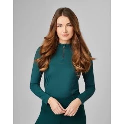 LeMieux Womens Base Layer Spruce -Equestrian Sales Store it03318 studio baselayer spruce 1