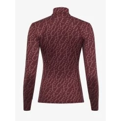 LeMieux Womens Fleur Base Layer -Equestrian Sales Store it03357 product fleurbaseayer merlot 4