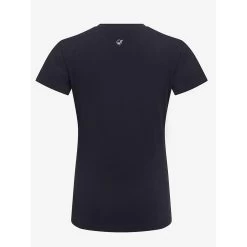 LeMieux Womens Diamante T-Shirt -Equestrian Sales Store it03427 product ladiesdiamantetshirt navy 4